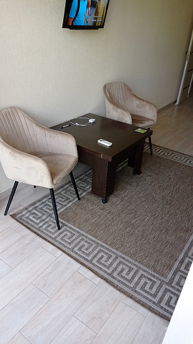 Стул на металлокаркасе Slam dark beige фото покупателя 123