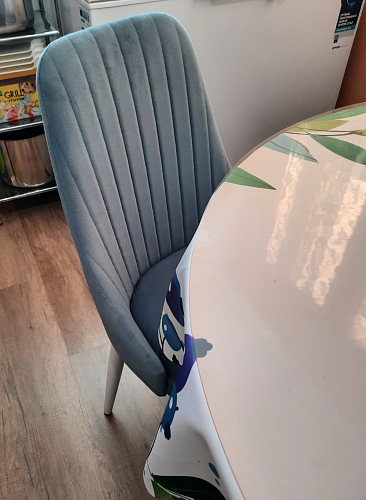 Стул на металлокаркасе Kora white фото покупателя 107