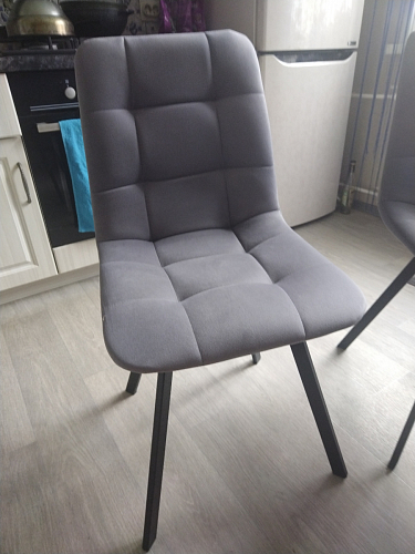 Стул на металлокаркасе Чилли бежевый / белый каркас фото покупателя 1047