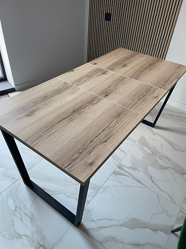 Стол раскладной Лота Лофт 120 25 мм юта / черный матовый фото покупателя 505