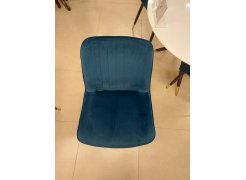 Стул на металлокаркасе Seda 1 blue / black / gold из шоурума 10