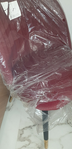 Стул на металлокаркасе Gabi 1 темно-серый / черный фото покупателя 132