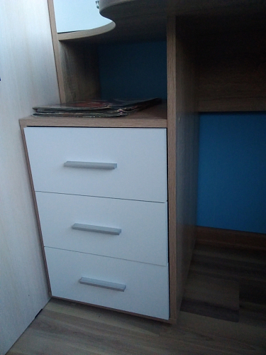 Письменный стол КСТ-16 левый венге / беленый дуб фото покупателя 57