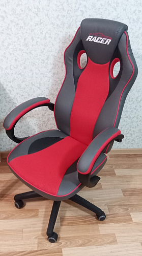 Компьютерное кресло Racer Gt New/Рейсер Гт Нью металлик / синий 36/10 фото покупателя 3