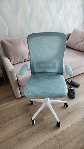 Компьютерное кресло Konfi light gray / white фото покупателя 325