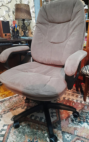 Компьютерное кресло Comfort Lux/Комфорт Люкс серый фото покупателя 126