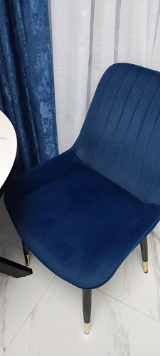 Стул на металлокаркасе Seda 1 green / gold / black фото покупателя 34