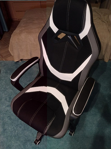 Компьютерное кресло Bens черное / серое / желтое фото покупателя 8