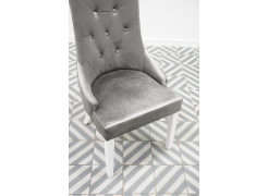 Стул Elegance white / fabric grey из шоурума 9