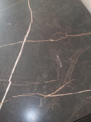 Стол Центавр 120(160)х70х75 файерстоун / черный матовый фото покупателя 67