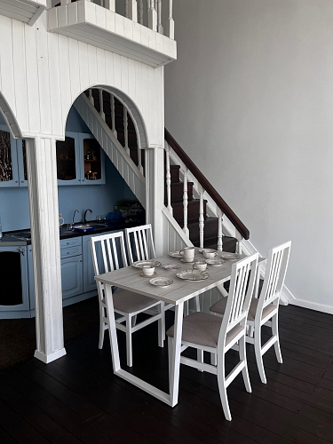 Стол раскладной Лота Лофт 120 25 мм юта / черный матовый фото покупателя 990