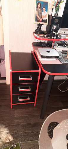 Тумба Ханна черная / красная - Уцененный экземпляр фото покупателя 59