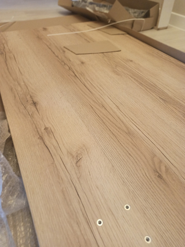 Стол Тринити Лофт 120 32 мм бетон / черный матовый фото покупателя 529