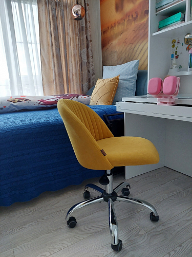 Компьютерное кресло Melody молочное фото покупателя 129