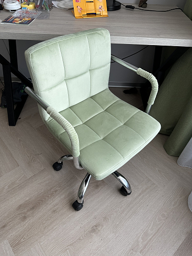 Компьютерное кресло Dobrin Terry Black чёрный фото покупателя 1