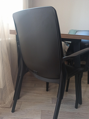 Кресло SHT-S76 белое / хром лак фото покупателя 6