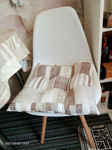 Пластиковый стул Eames PC-015 желтый фото покупателя 419