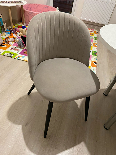 Стул на металлокаркасе Gabi latte / gold / black фото покупателя 659