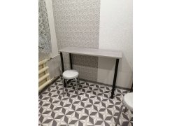 Барная стойка Дилан Лофт 120х60х90 бетон фото покупателя 91