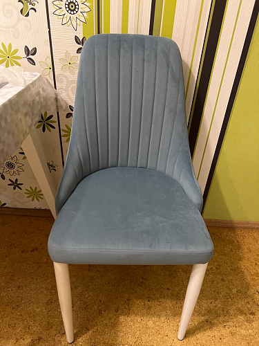 Стул на металлокаркасе Kora white / gray фото покупателя 43