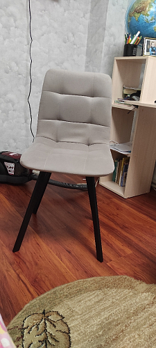 Стул на металлокаркасе Чилли К кирпичный / черный фото покупателя 606