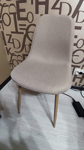 Стул на металлокаркасе Lilu 05 gray / white фото покупателя 80