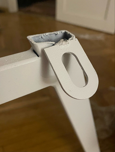 Стул на металлокаркасе Чилли синий / белый фото покупателя 1012