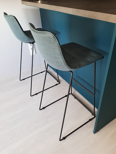 Барный стул CQ-8280E-1 синий 2078 фото покупателя 1