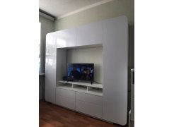 Готовая гостиная Румба белый / белый глянец  - Уцененный экземпляр фото покупателя 2