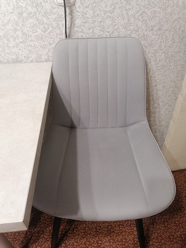 Комплект стульев Вейв 4 шт светло-серый / черный фото покупателя 144