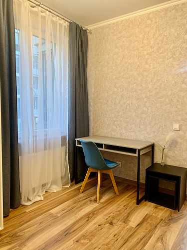 Письменный стол Леон Лофт черный матовый / дуб вотан фото покупателя 140