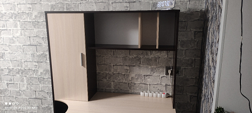 Письменный стол КСТ-16 левый венге / беленый дуб фото покупателя 12