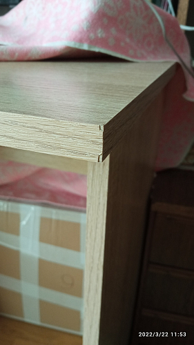 Стол письменный Kiwi белый  - Уцененный экземпляр фото покупателя 60