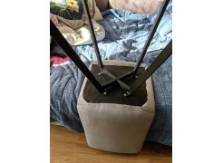 Стул на металлокаркасе Чилли светло-серый / черный фото покупателя 433