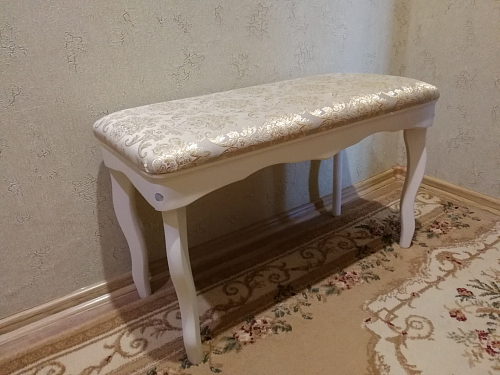 Банкетка Амадео орех / бежевый фото покупателя 5