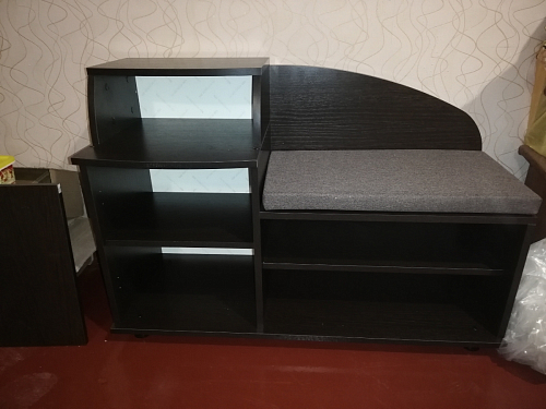 Обувница Аврора дуб млечный / венге фото покупателя 48