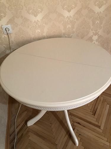 Стол раскладной Toskana 90 butter white фото покупателя 16
