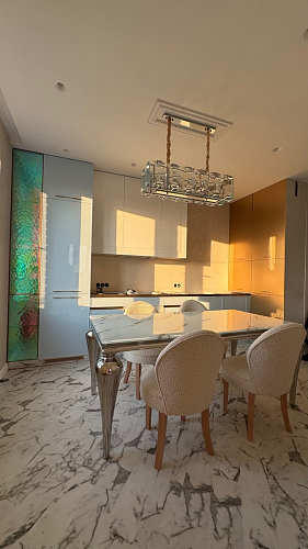 Стеклянный стол Vase белый фото покупателя 4