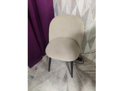 Стул на металлокаркасе Gabi 1 gray / black фото покупателя 841