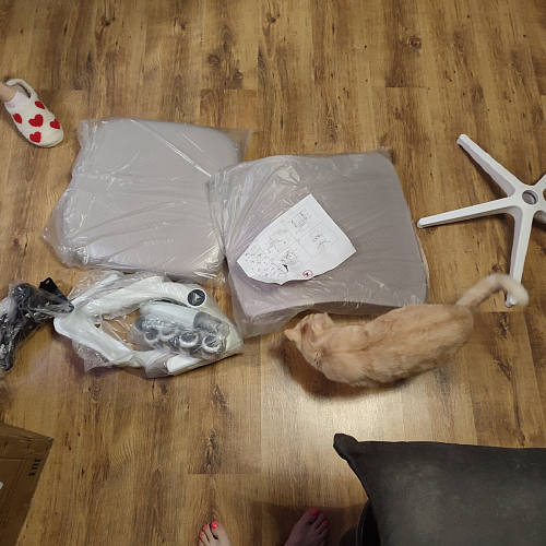 Компьютерное кресло Konfi pink / white фото покупателя 160