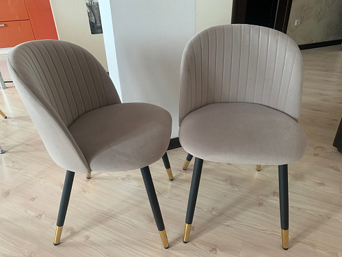 Стул на металлокаркасе Gabi gray / black фото покупателя 802