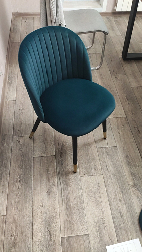 Стул на металлокаркасе Gabi green / black / silver фото покупателя 48