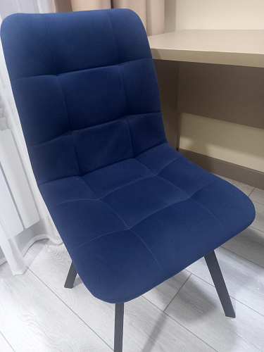 Стул на металлокаркасе Чилли К кирпичный / черный фото покупателя 471