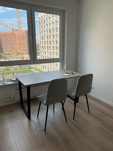 Деревянный стол Лота Лофт 120x75 дуб крафт табачный / черный матовый фото покупателя 241