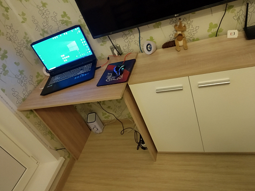 Стол письменный Kiwi дуб молочный  - Уцененный экземпляр фото покупателя 101