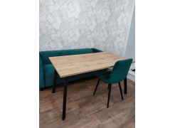 Стол Тринити Лофт 120 32 мм бетон / черный матовый фото покупателя 397