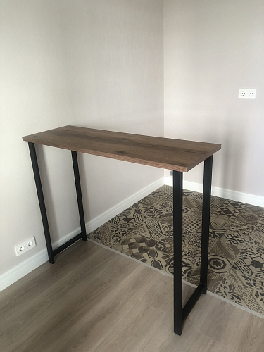 Барная стойка Дилан Лофт 120х40х98 дуб делано темный фото покупателя 213