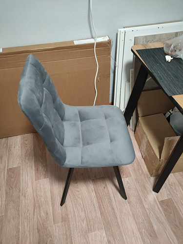 Стул на металлокаркасе Чилли бирюзовый / черный фото покупателя 1062