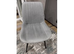 Стул на металлокаркасе Вейв светло-серый (hl 63) / 10К черный каркас фото покупателя 308