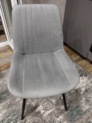 Стул на металлокаркасе Седа К латте / черный фото покупателя 308